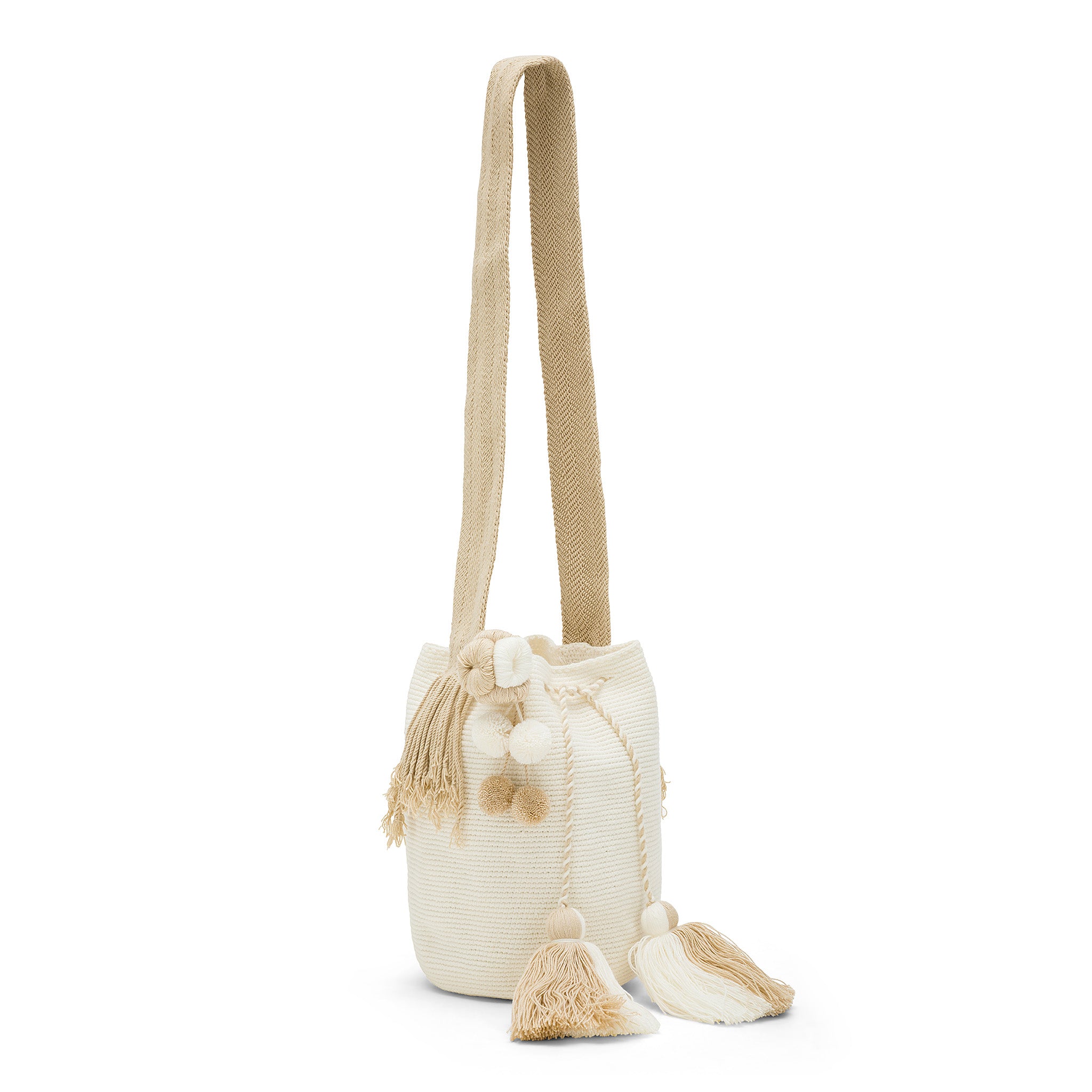Borsa Wayuu Blanca