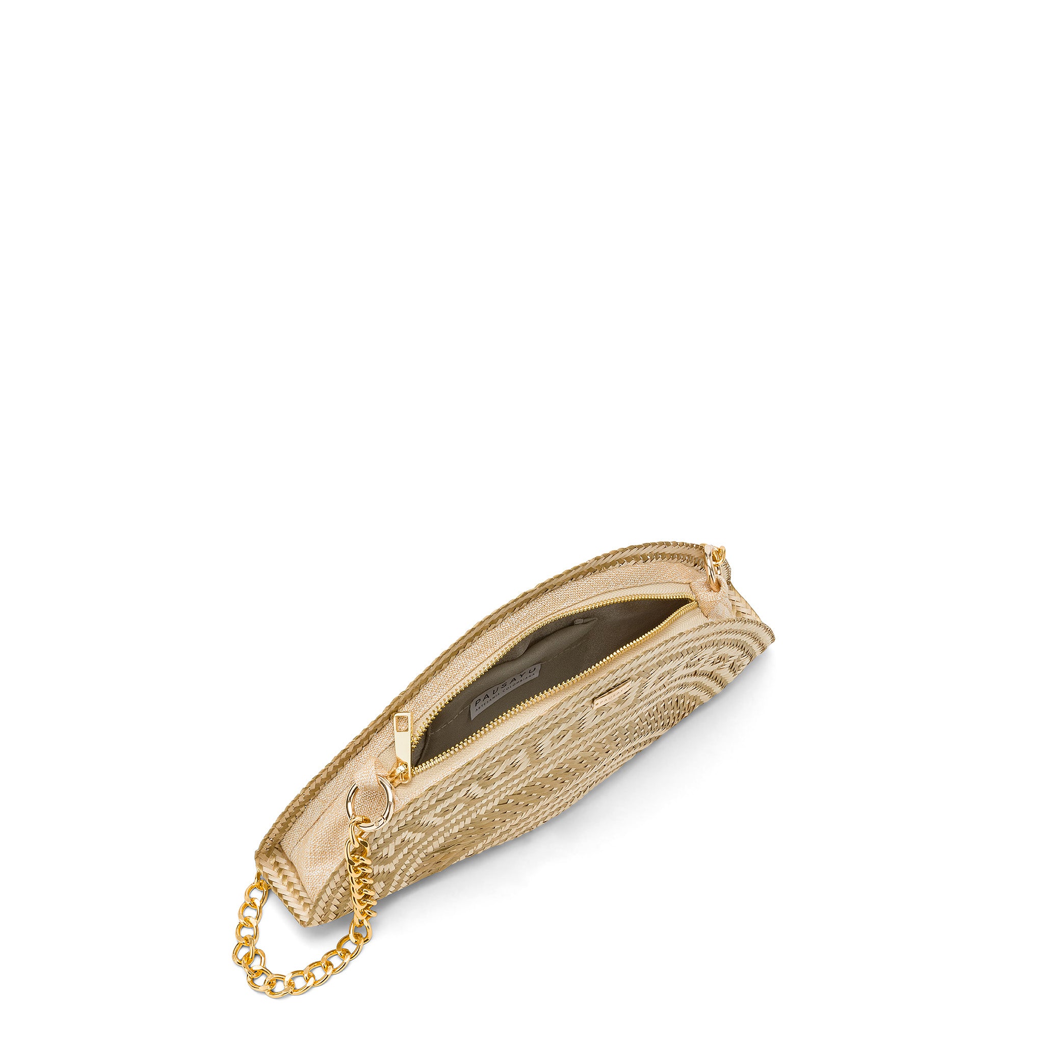 Borsa pochette Media Luna Gold