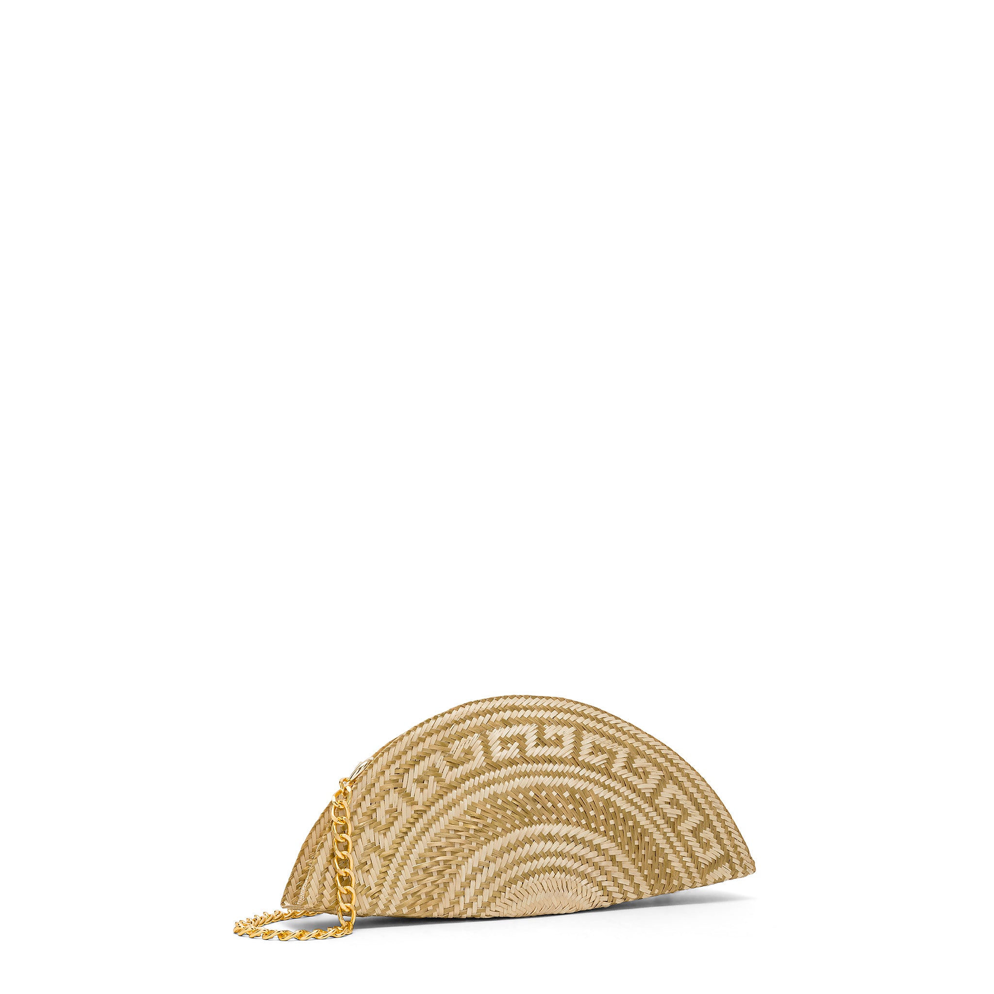 Borsa pochette Media Luna Gold